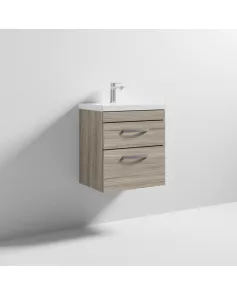 APS6347 500 WH 2-Drawer Vanity & Basin 1 Driftwood