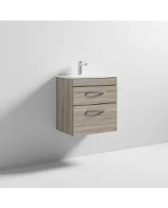 APS6349 500 WH 2-Drawer Vanity & Basin 2 Driftwood