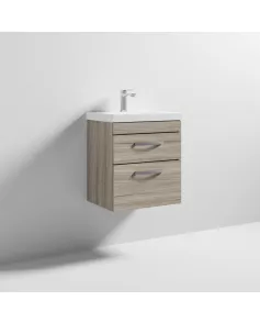 APS6350 500 WH 2-Drawer Vanity & Basin 3 Driftwood