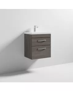 APS6357 500 WH 2-Drawer Vanity & Basin 1 Brown Grey Avola