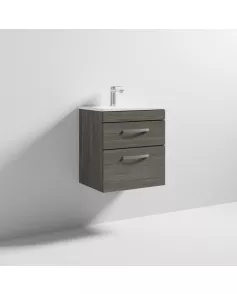 APS6359 500 WH 2-Drawer Vanity & Basin 2 Brown Grey Avola
