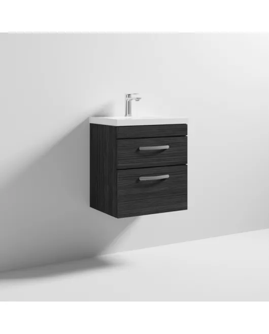 APS6362 500 WH 2-Drawer Vanity & Basin 1 Hacienda Black