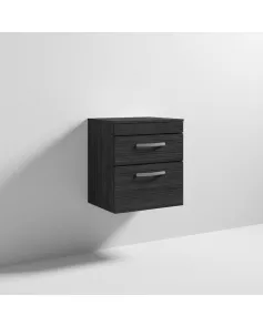 APS6366 500 WH 2-Drawer Vanity & Worktop Hacienda Black