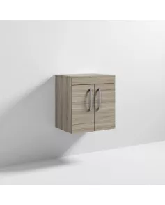 APS6391 500 WH 2-Door Vanity & Worktop Driftwood