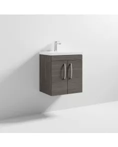 APS6397 500 WH 2-Door Vanity & Basin 1 Grey Avola
