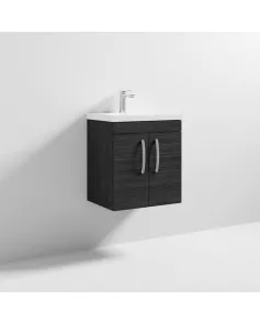 APS6402 500 WH 2-Door Vanity & Basin 1 Hacienda Black