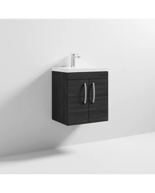 APS6402 500 WH 2-Door Vanity & Basin 1 Hacienda Black