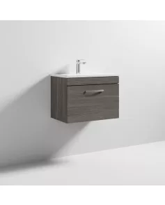 APS6444 600 WH Single Drawer Vanity & Basin 2 Grey Avola