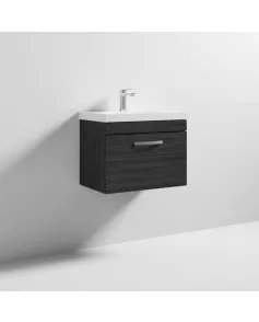 APS6451 600 WH Single Drawer Vanity & Basin 3 Hacienda Black