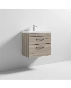 APS6475 600 WH 2-Drawer Vanity & Basin 1 Driftwood