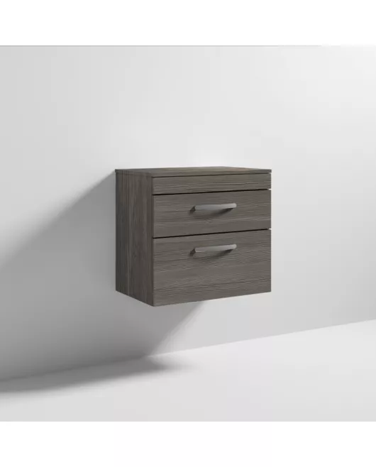 APS6489 600 WH 2-Drawer Vanity & Worktop Grey Avola