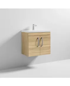 APS6520 600 WH 2-Door Vanity & Basin 1 Natural Oak
