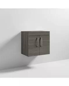 APS6529 600 WH 2-Door Vanity & Worktop Grey Avola