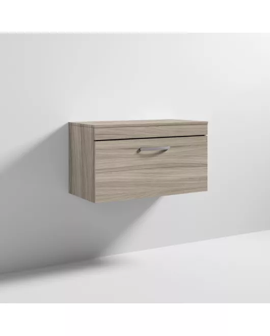 APS6562 800 WH Single Drawer Vanity & Worktop Driftwood