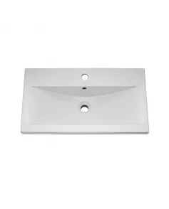 APS6564 800 WH Single Drawer Vanity & Basin 1 Natural Oak