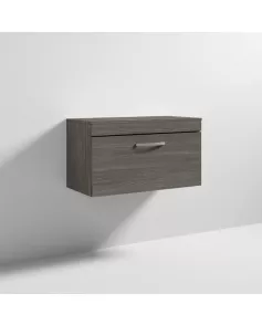 APS6574 800 WH Single Drawer Vanity & Worktop Grey Avola