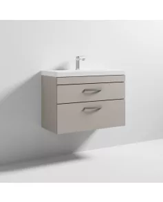 APS6601 800 WH 2-Drawer Vanity & Basin 3 Stone Grey