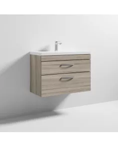 APS6603 800 WH 2-Drawer Vanity & Basin 1 Driftwood