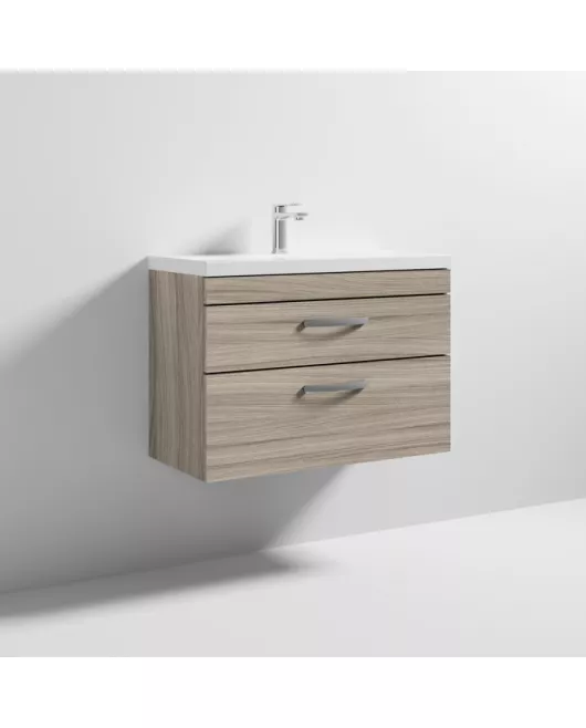 APS6603 800 WH 2-Drawer Vanity & Basin 1 Driftwood