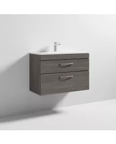 APS6615 800 WH 2-Drawer Vanity & Basin 2 Grey Avola