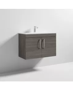 APS6655 800 WH 2-Door Vanity & Basin 2 Grey Avola