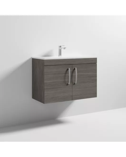 APS6655 800 WH 2-Door Vanity & Basin 2 Grey Avola