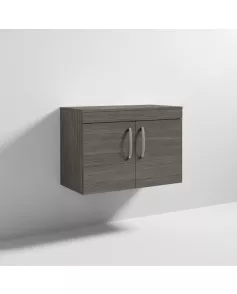 APS6657 800 WH 2-Door Vanity & Worktop Grey Avola
