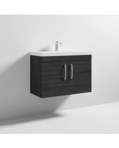 APS6661 800 WH 2-Door Vanity & Basin 3 Hacienda Black