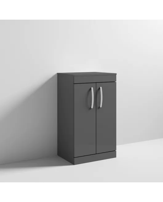 APS6702 500 FS 2-Door Vanity & Worktop Gloss Grey