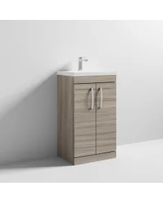 APS6708 500 FS 2-Door Vanity & Basin 1 Driftwood