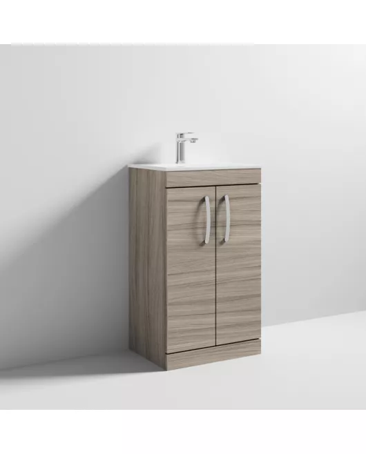 APS6710 500 FS 2-Door Vanity & Basin 2 Driftwood