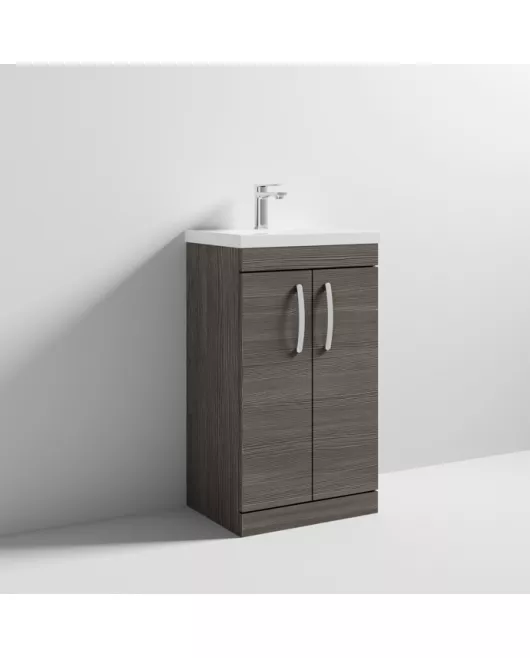 APS6718 500 FS 2-Door Vanity & Basin 1 Grey Avola