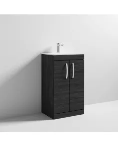 APS6725 500 FS 2-Door Vanity & Basin 2 Hacienda Black