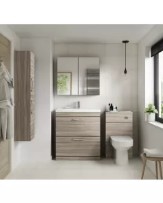 APS6748 600 FS 2-Door Vanity & Basin 1 Driftwood