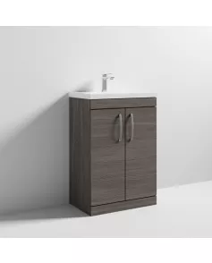 APS6758 600 FS 2-Door Vanity & Basin 1 Grey Avola