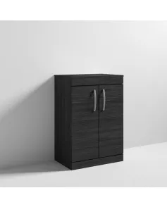 APS6767 600 FS 2-Door Vanity & Worktop Hacienda Black