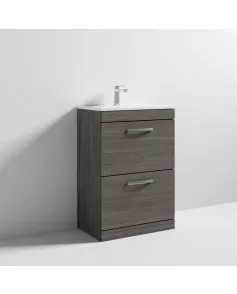 APS6808 600 FS 2-Drawer Vanity & Basin 2 Grey Avola