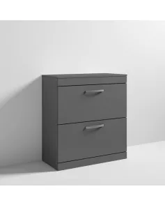 APS6830 800 FS 2-Drawer Vanity & Worktop Gloss Grey