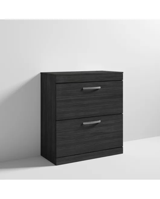 APS6855 800 FS 2-Drawer Vanity & Worktop Hacienda Black