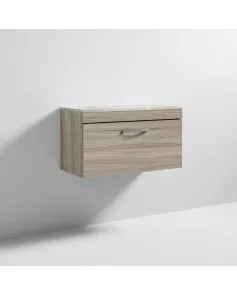 APS6946 800 WH Single Drawer Vanity & Worktop Driftwood