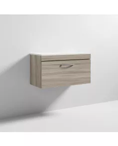 APS6948 800 WH Single Drawer Vanity & Worktop Driftwood