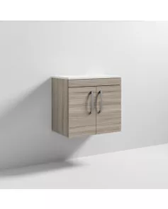 APS6996 600 WH 2-Door Vanity & Worktop Driftwood