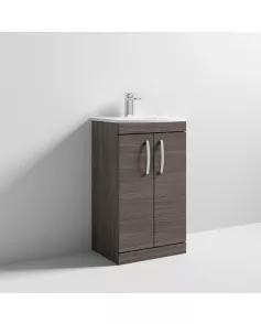 APS7056 500 FS 2-Door Vanity & Basin 4 Brown Grey Avola