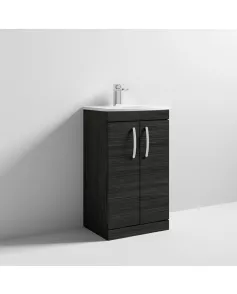 APS7057 500 FS 2-Door Vanity & Basin 4 Hacienda Black