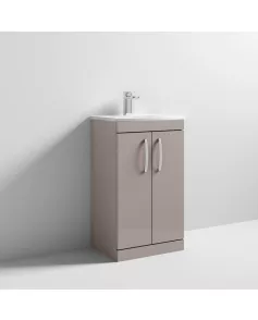 APS7059 500 FS 2-Door Vanity & Basin 4 Stone Grey