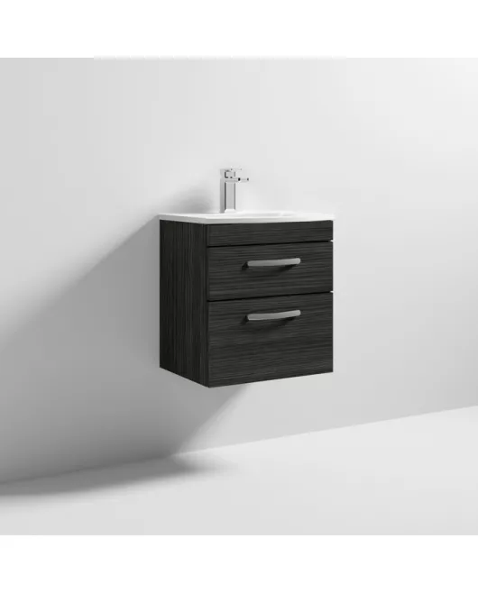 APS7069 500 WH 2-Drawer Vanity & Basin 4 Hacienda Black