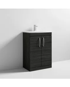 APS7075 600 FS 2-Door Vanity & Basin 4 Hacienda Black