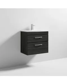 APS7093 600 WH 2-Drawer Vanity & Basin 4 Hacienda Black