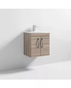APS7103 500 WH 2-Door Vanity & Basin 4 Driftwood