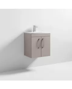 APS7104 500 WH 2-Door Vanity & Basin 4 Stone Grey